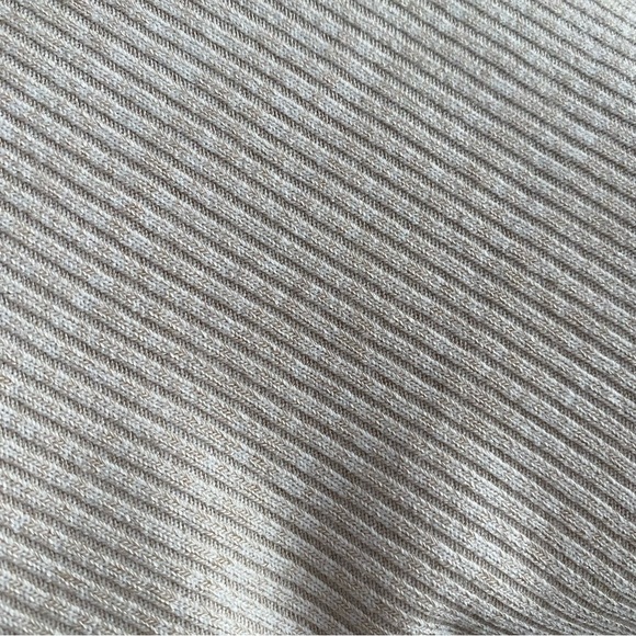 BNWOT Faherty Oat Beige Fitted Ribbed Tank Top New - Picture 8 of 11